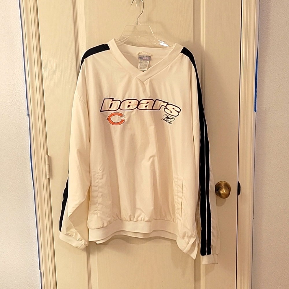 EUC 2XL Men's Reebok Bears slicker pullover